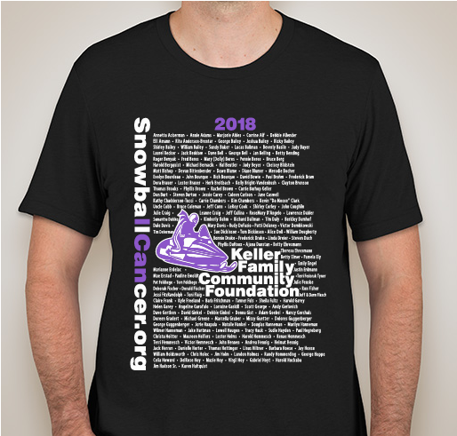 Snowball Cancer 2018 Fundraiser Fundraiser - unisex shirt design - front