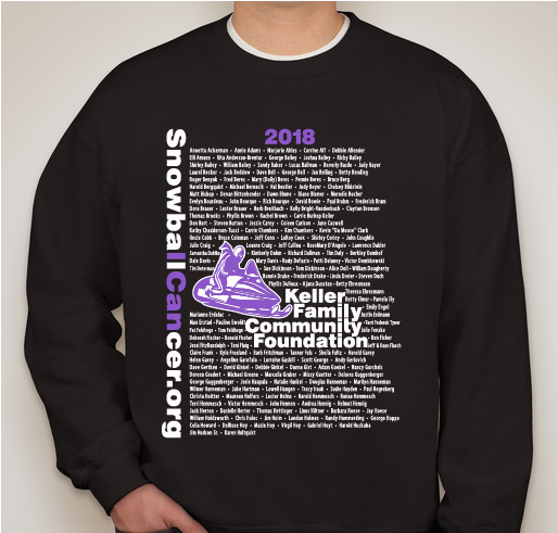 Snowball Cancer 2018 Fundraiser Fundraiser - unisex shirt design - front