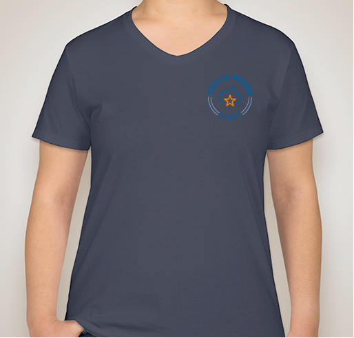 Annual fundraiser to support the Space City Weather web site. Fundraiser - unisex shirt design - front