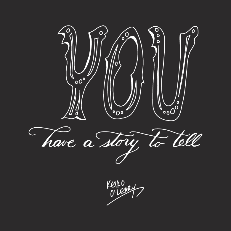 You Have a Story to Tell Tote Bag shirt design - zoomed