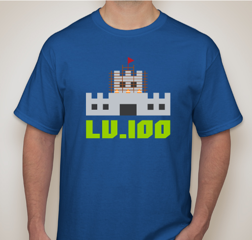 Lv.100 Clothing: T-Shirts for Game/Level Designers Fundraiser - unisex shirt design - front