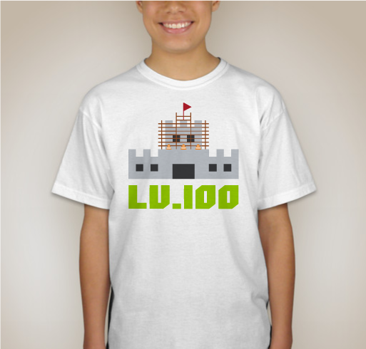 Lv.100 Clothing: T-Shirts for Game/Level Designers Fundraiser - unisex shirt design - back