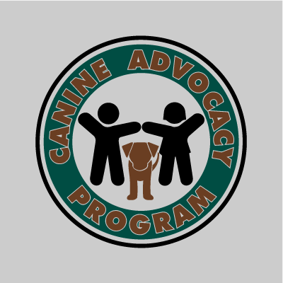 Canine Advocacy Program shirt design - zoomed