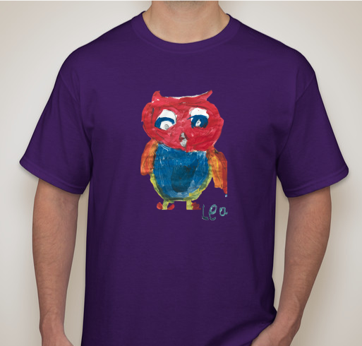 Strong Like Lea: Owl by Lea Shirt Fundraiser - unisex shirt design - front