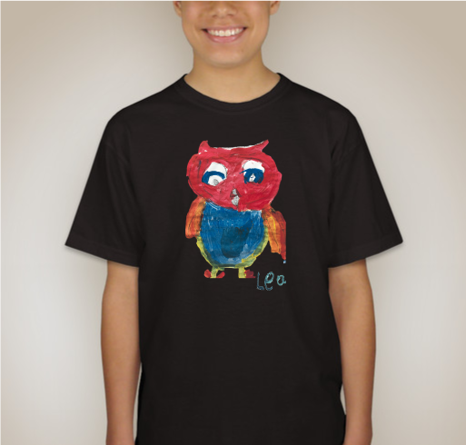 Owl by Lea Shirt Fundraiser - unisex shirt design - back