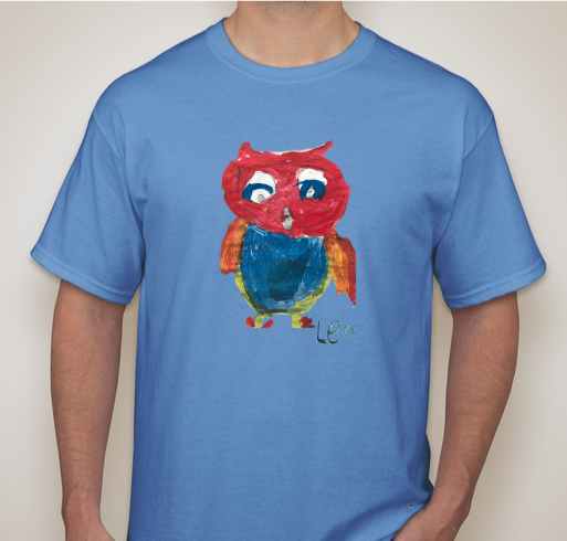 Strong Like Lea: Owl by Lea Shirt Fundraiser - unisex shirt design - front