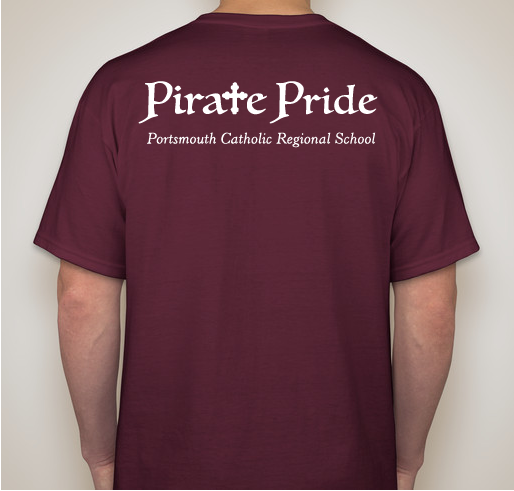 2nd & Final PCRS PTO Pirate Pride Fundraiser for 2017-18! Fundraiser - unisex shirt design - back