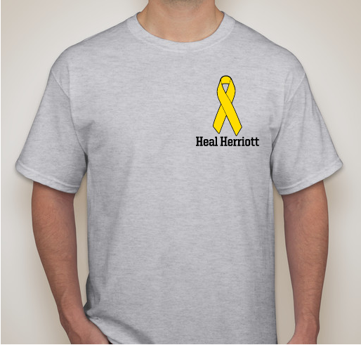 Heal Herriott Fundraiser - unisex shirt design - front