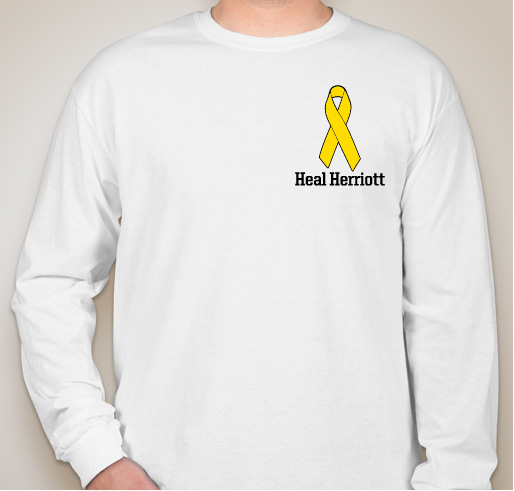 Heal Herriott Fundraiser - unisex shirt design - back