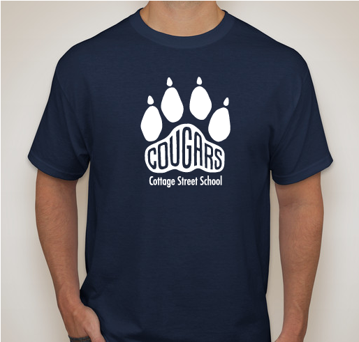 Cottage Cougars: Sweatshirt, T-shirt, AND Longsleeve T Fundraiser - unisex shirt design - front
