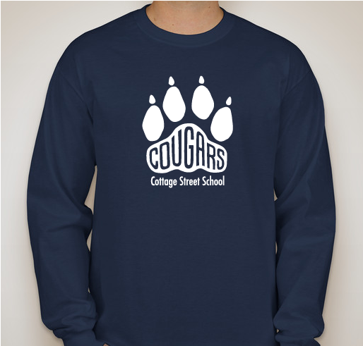 Cottage Cougars: Sweatshirt, T-shirt, AND Longsleeve T Fundraiser - unisex shirt design - front