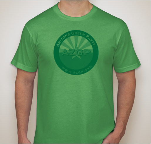 Arizona Green Party (AZGP) Fall 2017 fundraiser Fundraiser - unisex shirt design - front