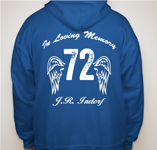 FLY HIGH JOSH #72 Fundraiser - unisex shirt design - back