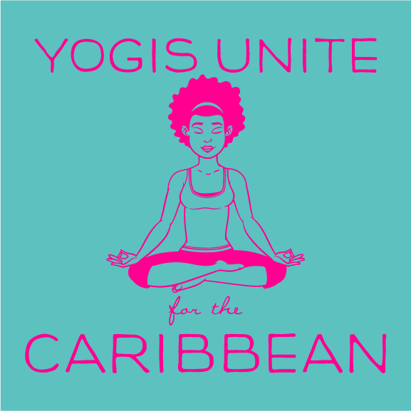 Yogis Unite for Hurricane Relief shirt design - zoomed