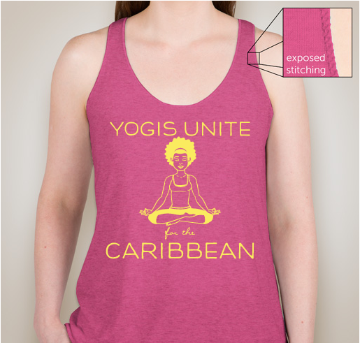 Yogis Unite for Hurricane Relief Fundraiser - unisex shirt design - front