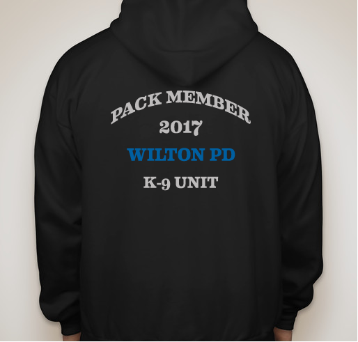 Wilton Police K-9 Unit Fundraiser - unisex shirt design - back