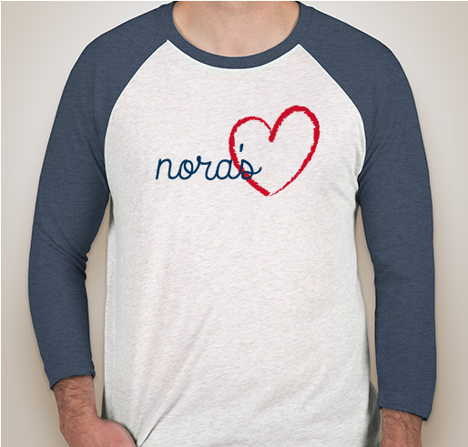 Nora's Heart Fundraiser - unisex shirt design - front
