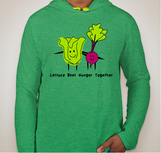 Lettuce Beet Hunger Together Fundraiser - unisex shirt design - front