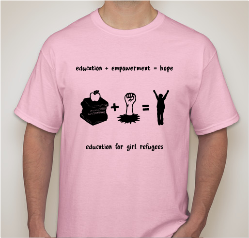 Education for Girl Refugees Fundraiser - unisex shirt design - front