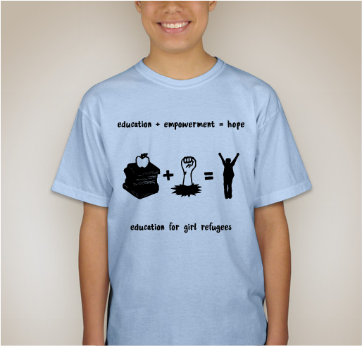 Education for Girl Refugees Fundraiser - unisex shirt design - back