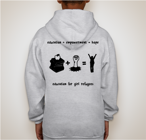 Education for Girl Refugees Fundraiser - unisex shirt design - back