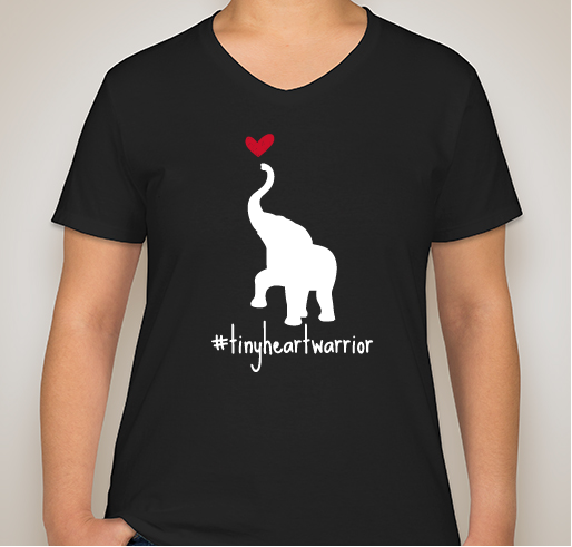 Eli-phant, Tiny Heart Warrior Fundraiser - unisex shirt design - front