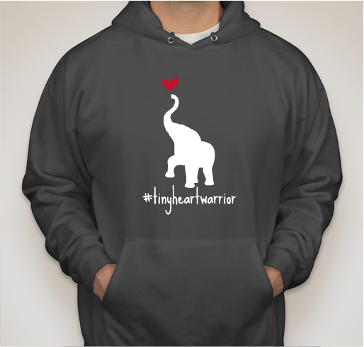 Eli-phant, Tiny Heart Warrior Fundraiser - unisex shirt design - front