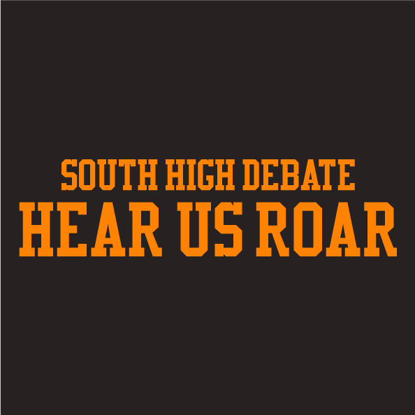South High Debate Gear shirt design - zoomed