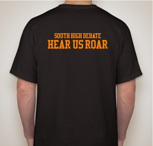 South High Debate Gear Fundraiser - unisex shirt design - back
