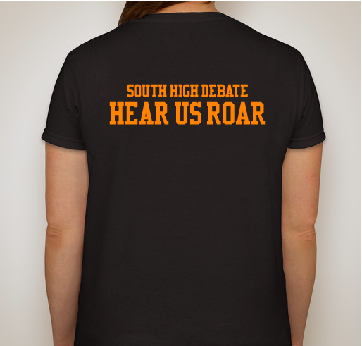 South High Debate Gear Fundraiser - unisex shirt design - back