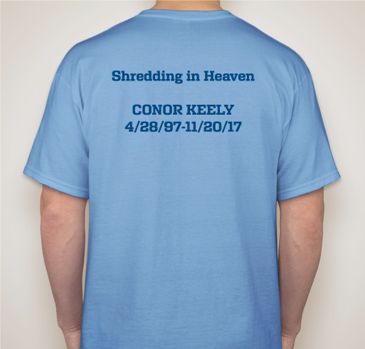 Conor Keely Scholarship fundraiser Fundraiser - unisex shirt design - back