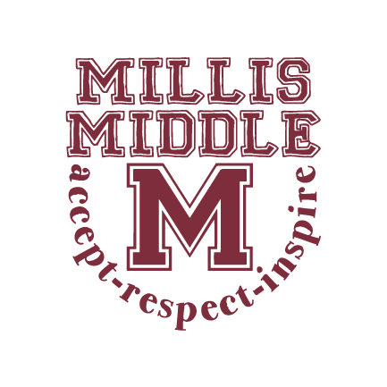 Millis Middle School Student Council Fundraiser shirt design - zoomed