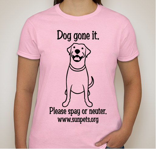 "Dog Gone It" T-Shirt Fundraiser Fundraiser - unisex shirt design - front