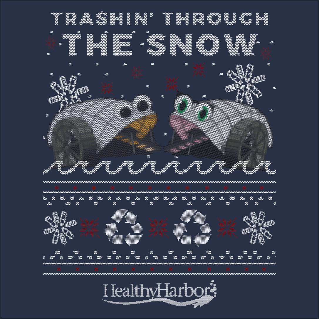 Youth Trash Wheel Holiday T-shirt shirt design - zoomed