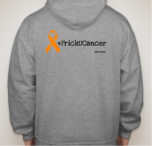 Frick U Cancer Fundraiser - unisex shirt design - back