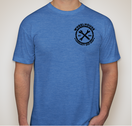 Her Bicycle Revolution custom t-shirt - 2 color options Fundraiser - unisex shirt design - front