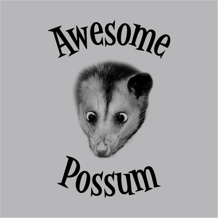 Support Olive the Opossum! shirt design - zoomed