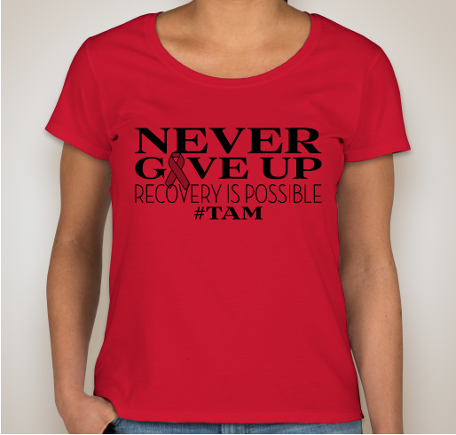TAM Recovery Is Possible Fundraiser - unisex shirt design - front