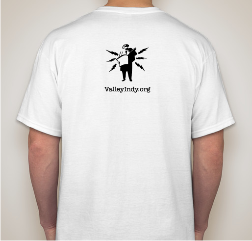 Wear The Valley Indy! Fundraiser - unisex shirt design - back