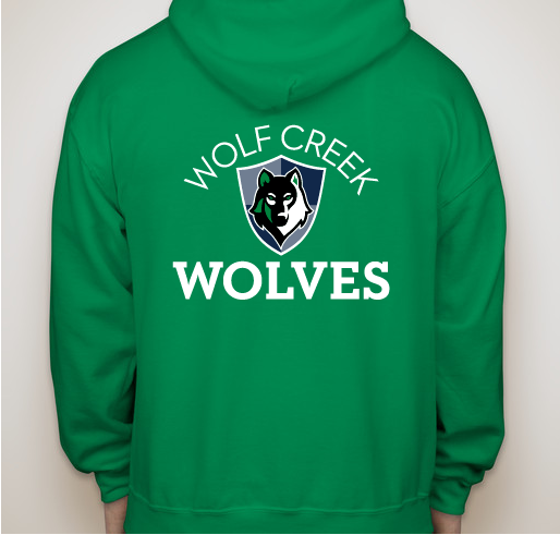 Wolf Creek Zip Hoodie Fundraiser - unisex shirt design - back