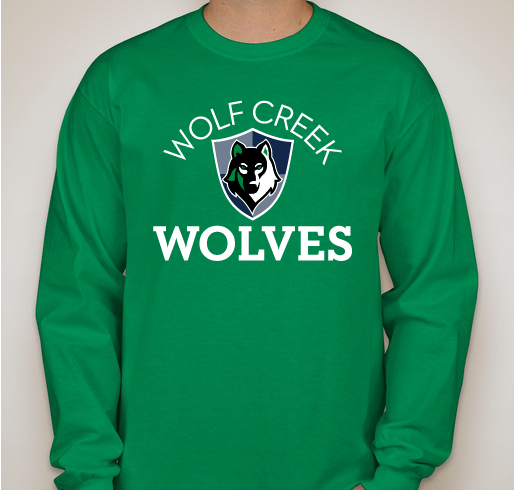 Wolf Creek Elementary Long Sleeve TShirts Fundraiser - unisex shirt design - front
