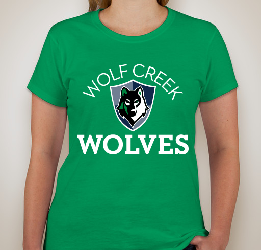 Wolf Creek Ladies Spirit Gear Fundraiser - unisex shirt design - front