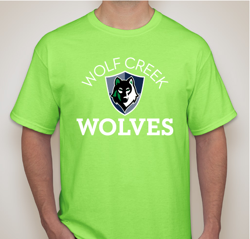 Wolf Creek Spirit Short Sleeve TShirts Fundraiser - unisex shirt design - front