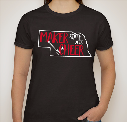2018 State Cheer Shirt Fundraiser - unisex shirt design - front