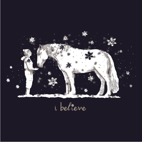 “I Believe”, Rosemary Farm Sanctuary shirt design - zoomed