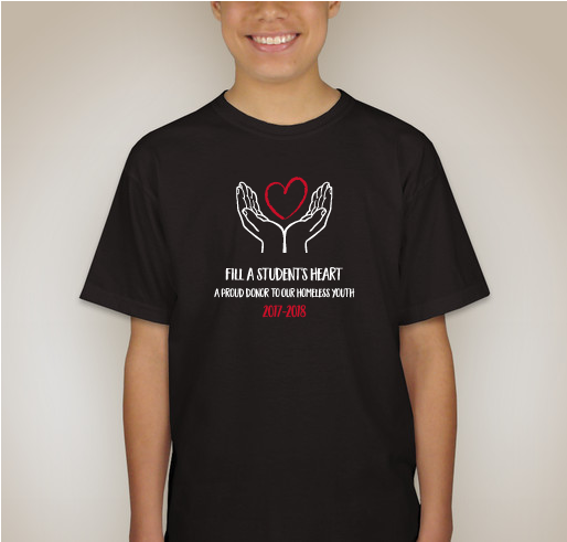Fill A Student's Heart Today! Fundraiser - unisex shirt design - back