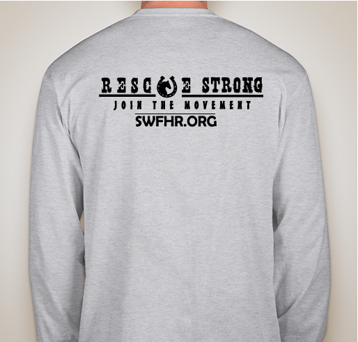 Rescue Strong (Light Series) - SWFHR 003 Fundraiser - unisex shirt design - back
