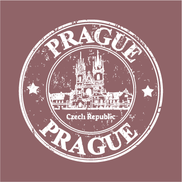 Mission Prague shirt design - zoomed