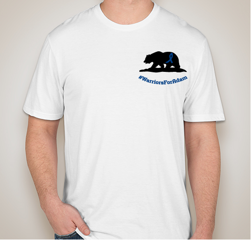 Help Adam Fight Cancer Fundraiser - unisex shirt design - front