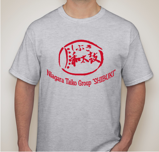 SHIBUKI Nagado Taiko (Large Japanese Drum) Campaign Fundraiser - unisex shirt design - front